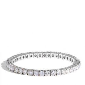 10 Carat Lab Grown Diamond Tennis Bracelet in 14K White Gold