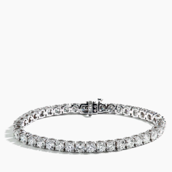 12 Carat Diamond Tennis Bracelet in 14k White Gold
