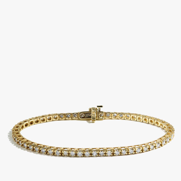 3 Carat Diamond Tennis Bracelet in 14k Yellow Gold