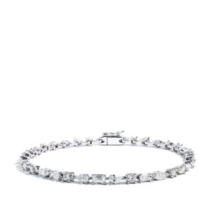 3.5 Carat Fancy Shape Diamond Tennis Bracelet