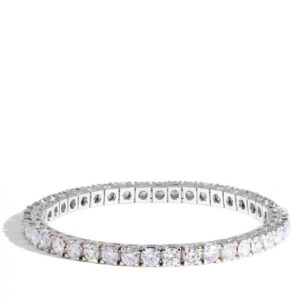 7.5 Carat Diamond Tennis Bracelet in 14k White Gold