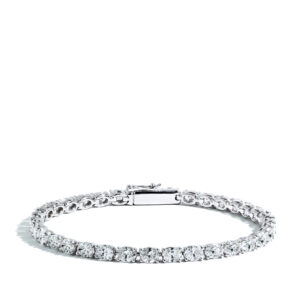 8 Carat Tennis Bracelet with East-West Oval Diamonds