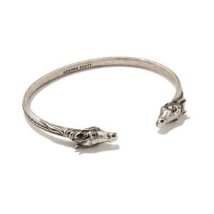 Beau Cuff Bracelet in Vintage Silver