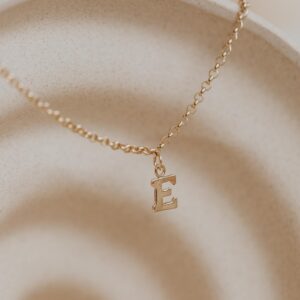 Birdie Initial Necklace