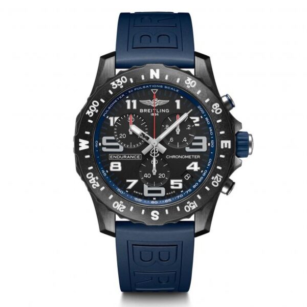 Breitling Professional Endurance Pro Blue Rubber Strap Watch X82310D51B1S1