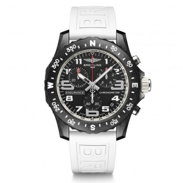 Breitling Professional Endurance Pro White Rubber Strap Watch X82310A71B1S1