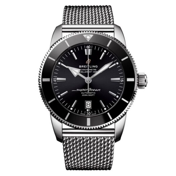 Breitling Superocean Heritage B20 Automatic 46 Volcano Black Dial Stainless Steel Watch AB2020121B1A1