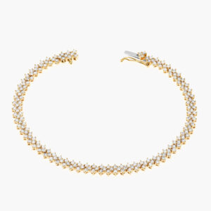 Carbon & Hyde Chevron Tennis Bracelet