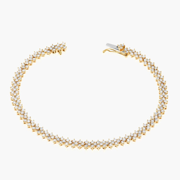 Carbon & Hyde Chevron Tennis Bracelet