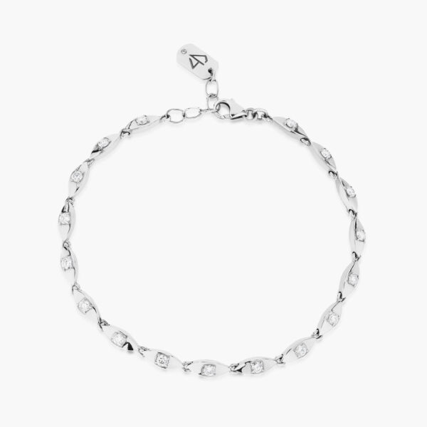 Carbon & Hyde White Gold Amalfi Diamond Tennis Bracelet