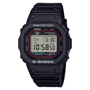 Casio G-Shock Digital 5000 Series Black Resin Watch 42.3mm - DW5000R-1A