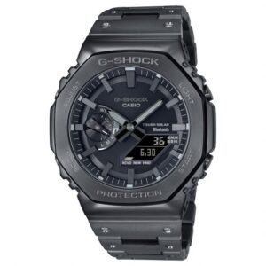 Casio G-Shock Full Metal Connected Solar Black Ion-Plated Stainless Steel Watch | GMB2100BD-1A