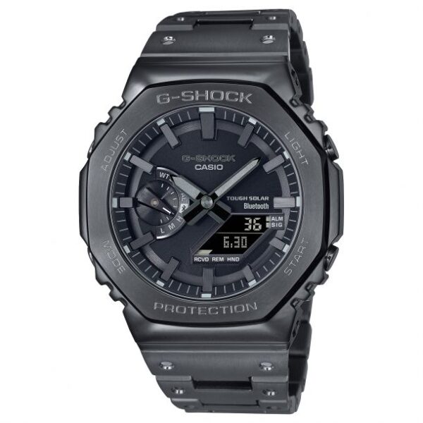 Casio G-Shock Full Metal Connected Solar Black Ion-Plated Stainless Steel Watch | GMB2100BD-1A