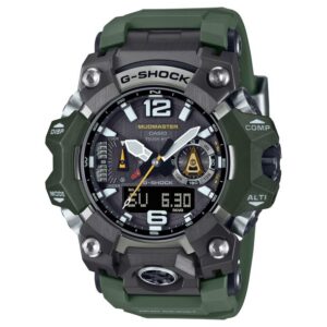 Casio G-Shock Master of G Mudmaster Green Resin Strap Connected Solar Watch - GWGB1000-3A