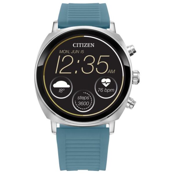 Citizen CZ Smart Casual Wear OS Blue Silicone Strap Watch | 41mm | MX1000-01X