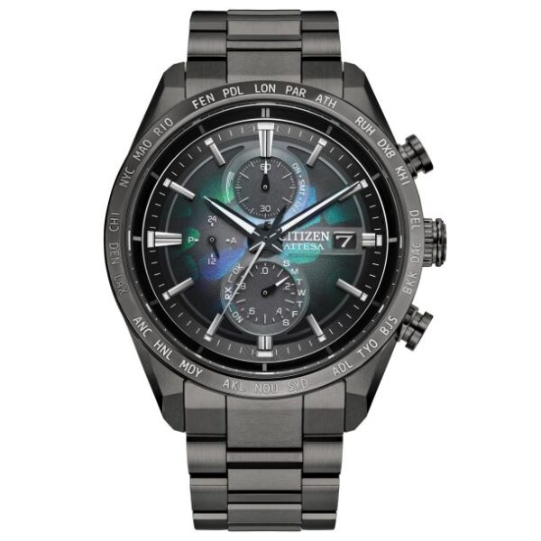 Citizen Eco-Drive Attesa Super Titanium Chronograph Limited Edition Watch 42mm - AT8286-65E