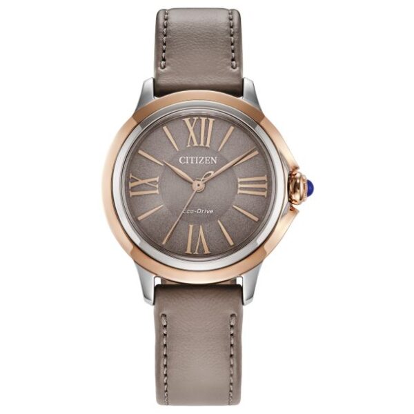 Citizen Eco-Drive Ceci Taupe Dial Taupe Eco-Pet Strap Watch 32mm - EM1166-01Z