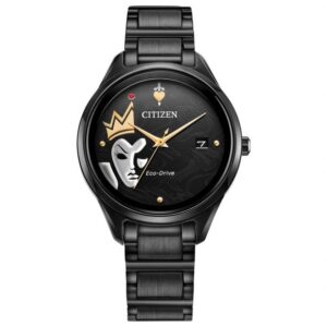 Citizen Eco-Drive Disney Evil Queen Grey Ion-Plated Watch Set | 37mm | FE6107-68W