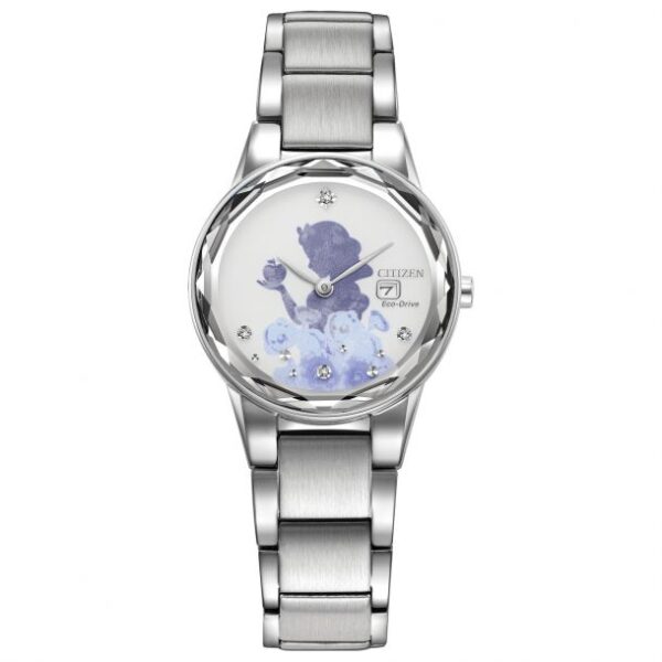 Citizen Eco-Drive Disney Snow White Silver-Tone Watch | 30mm | GA1070-53W