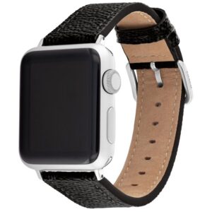 COACH Apple Watch Strap Black Canvas - 38mm, 40mm, & 41mm - 14700168