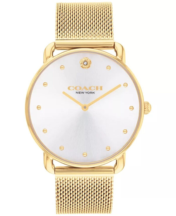 Coach Elliot Gold-Tone Mesh Bracelet 14504208