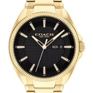 Coach Men's Jackson Gold-Tone Stainless Steel Watch 45mm 14602694