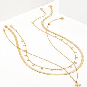 Cross Necklace Layering Set