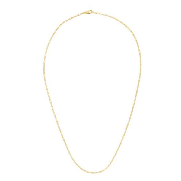 Dainty Paper Clip Link Necklace - 1.5mm