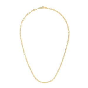 Dainty Paper Clip Link Necklace - 2.5mm