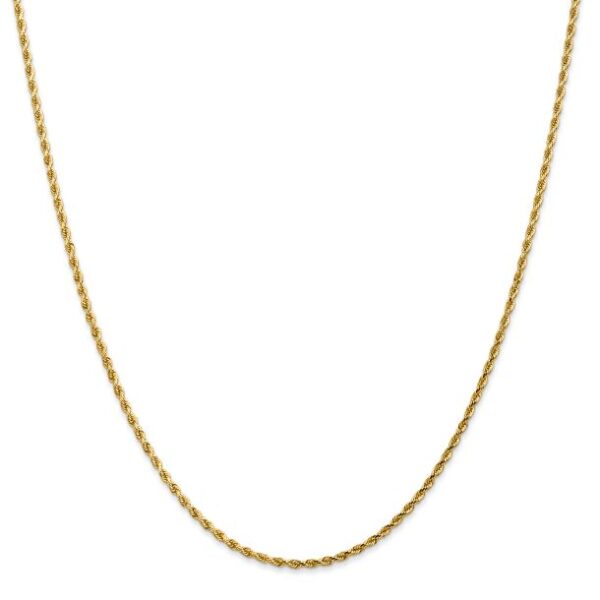 Diamond-Cut Rope 10k Yellow Gold Chain Necklace 1.75mm
