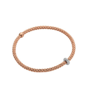 Fope Prima Collection Diamond Rondel Bracelet