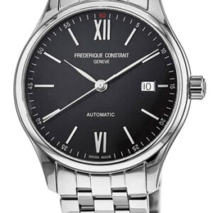 Frederique Constant Classics Index Automatic Stainless Steel Black Dial Date Mens Watch FC-303BN5B6B