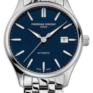 Frederique Constant Classics Index Automatic Stainless Steel Blue Dial Date Mens Watch FC-303NN5B6B