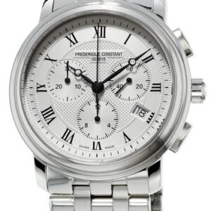Frederique Constant Classics Quartz Chronograph Stainless Steel Mens Watch Date FC-292MC4P6B2