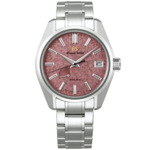 Grand Seiko Heritage Pink Dial Kirazuri Limited Edition Stainless Steel Watch 40mm - SBGA509