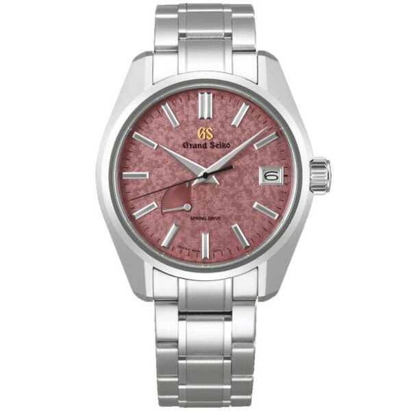 Grand Seiko Heritage Pink Dial Kirazuri Limited Edition Stainless Steel Watch 40mm - SBGA509