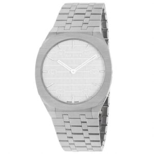 Gucci 25H Stainless Steel 38mm Watch YA163407