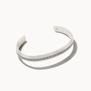 Hicks Cuff Bracelet in Oxidized Sterling Silver