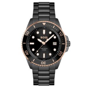 Hugo Boss Black Ionic-Plated Bracelet Watch | 43mm | 1514013
