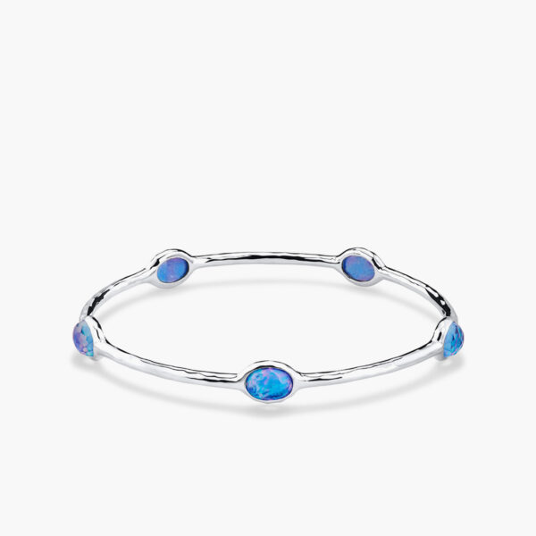 Ippolita Rock Candy 5-Stone Sterling Silver Bangle Bracelet