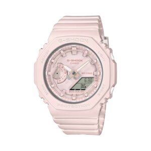 Ladies' Casio G-Shock S Series Pink Resin Strap Watch with Pink Dial (Model: GMAS2100BA4A)