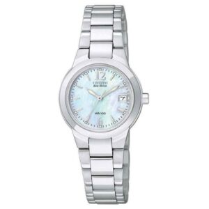 Ladies' Citizen Eco-Drive Silhouette Mother-of-Pearl Dial Watch | 26mm | EW1670-59D