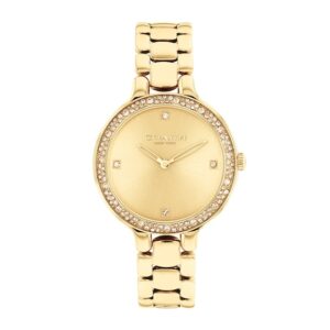 Ladies' Coach Chelsea Crystal Accent Gold-Tone IP Watch with Gold-Tone Dial (Model: 14504125)