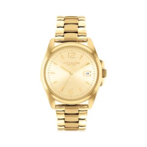 Ladies' Coach Greyson Gold-Tone IP Watch with Gold-Tone Sunray Dial (Model: 14503911)