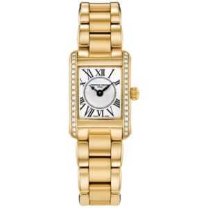 Ladies' Frederique Constant Classics Carrée Diamond Bezel Watch FC-200MCD15B
