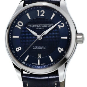 Limited Edition Frederique Constant Runabout Automatic Blue Dial Blue Leather Strap Mens Watch FC-303RMN5B6