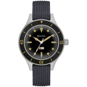 Men's Bulova Archive Series MIL-SHIPS-W-2181 Nylon Strap Watch | 41mm | 98A266