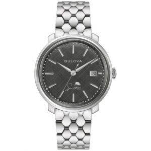 Men's Bulova Frank Sinatra 'The Best Is Yet To Come' Stainless Steel Bracelet Watch | 40mm | 96B346