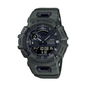 Men's Casio G-Shock Move Dark Green Resin Strap Watch with Black Dial (Model: GBA900UU-3A)