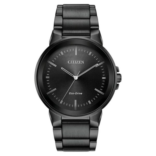 Men's Citizen Eco-Drive Axiom Grey Stainless Steel Watch | 41mm | BJ6517-52E